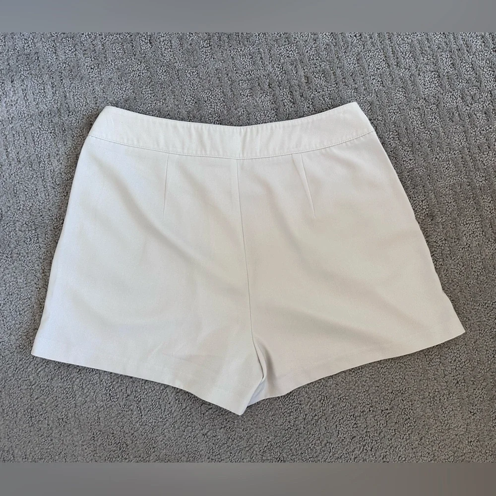 Jennifer Lopez High Waist Shorts - Fuchsia, Navy, and Ivory